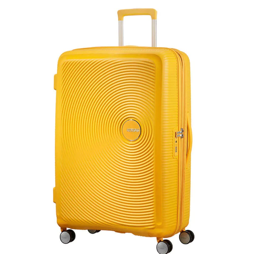 AMERICAN TOURISTER Soundbox Spinner 77/28 TSA EXP golden yellow