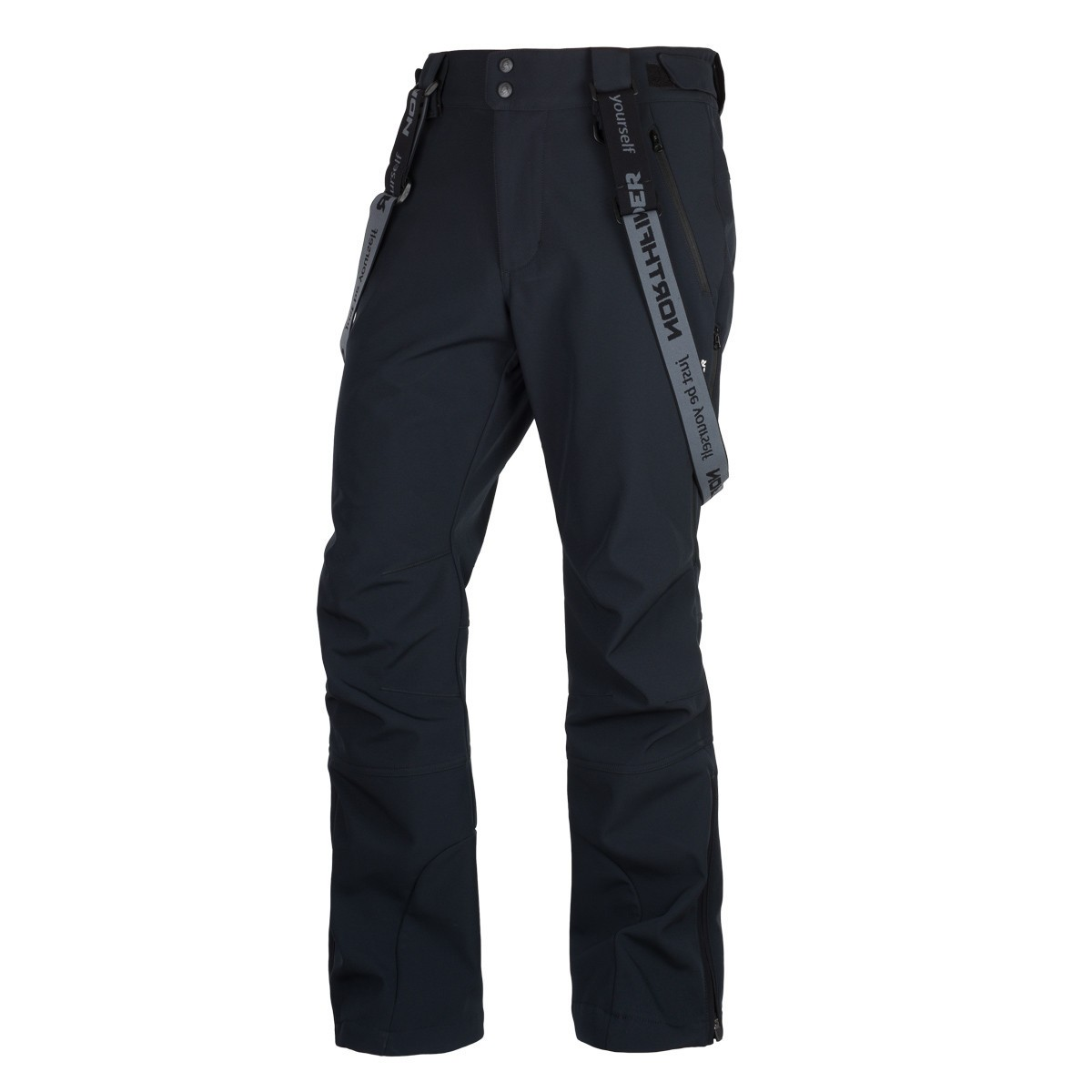 NORTHFINDER Erastus Pants black nadrág