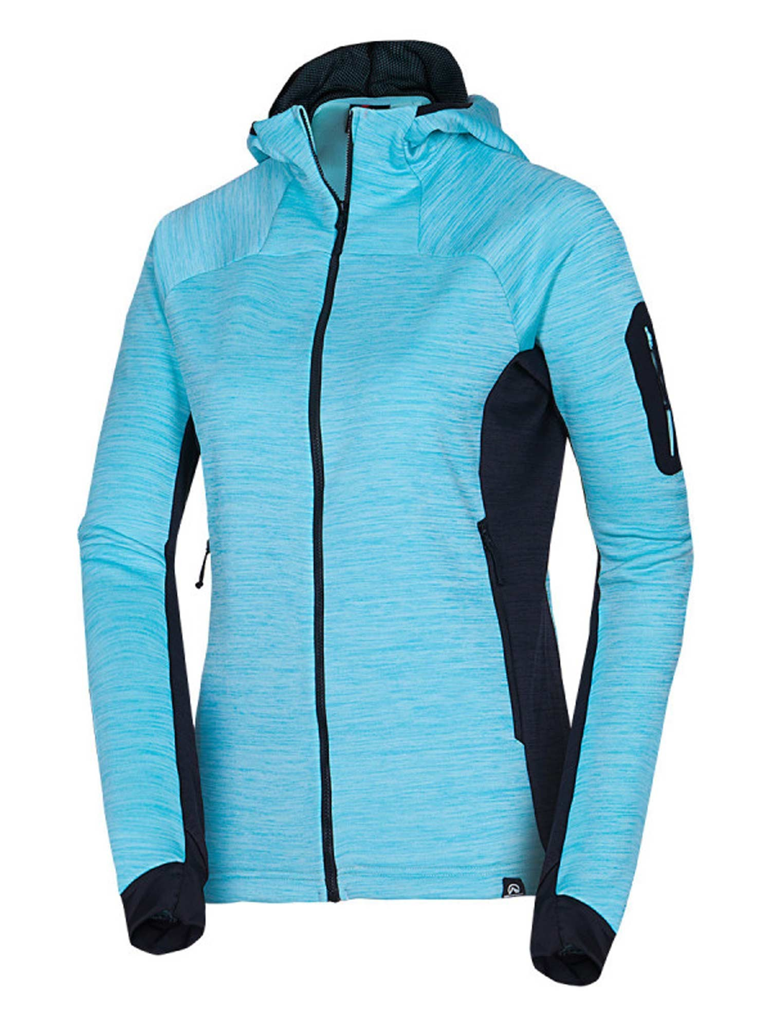 NORTHFINDER Joni light blue-black felső