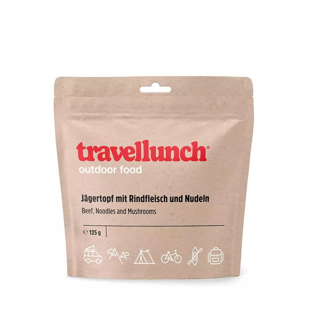 TRAVELLUNCH Beef, Noodles and Mushrooms 125g étel