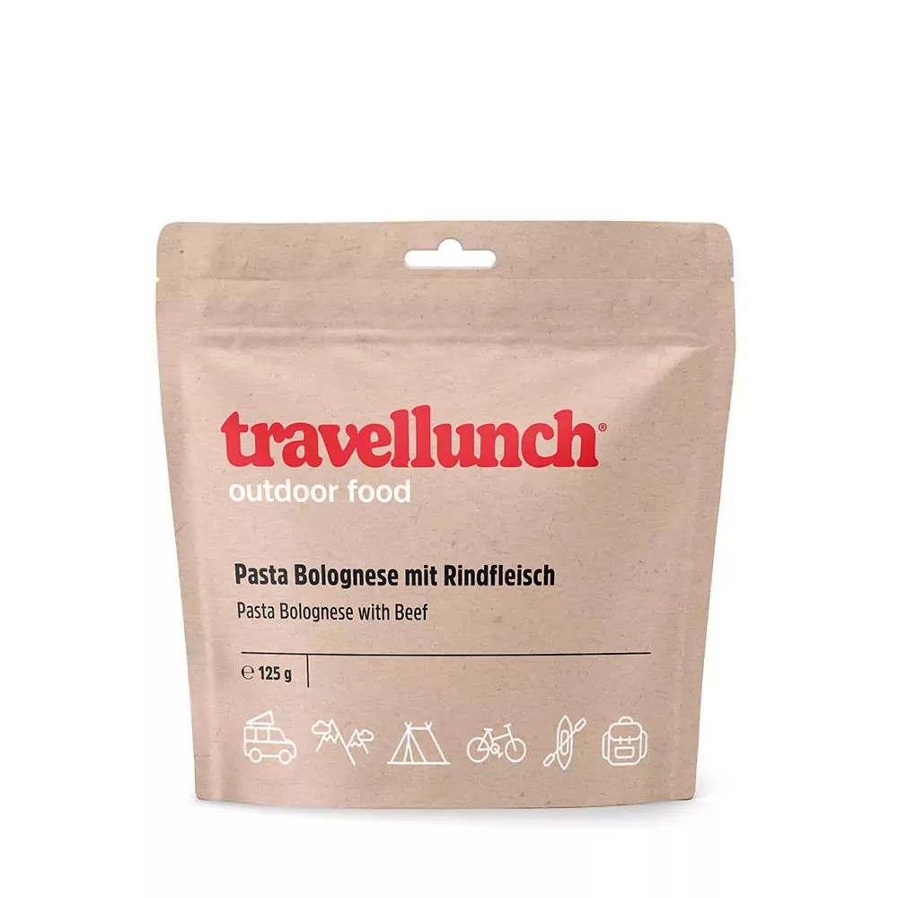 TRAVELLUNCH Pasta Bolognese with beef 125g étel