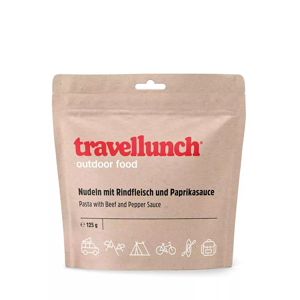 TRAVELLUNCH Pasta with Beef and Pepper Sauce 125g étel