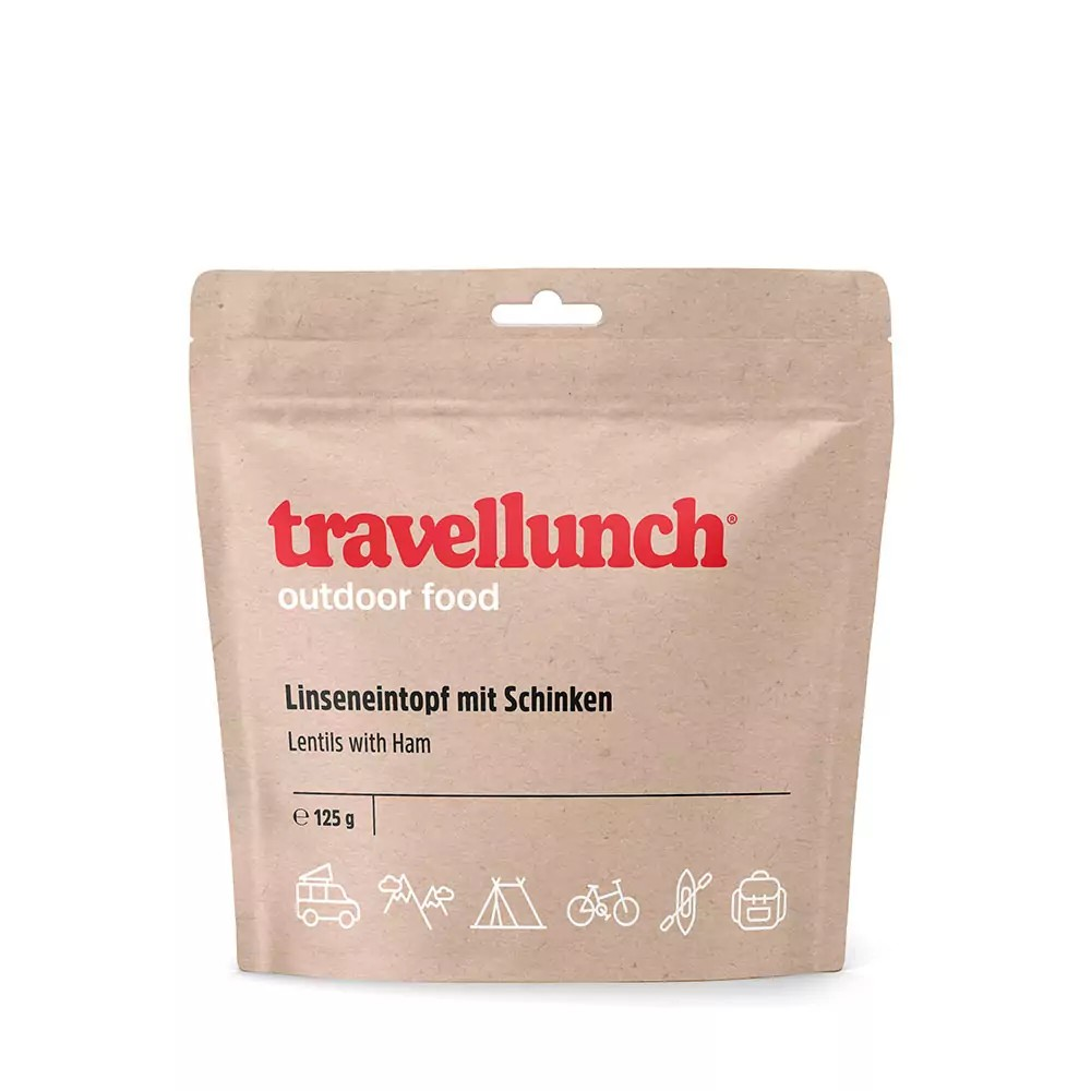 TRAVELLUNCH Lentils with Ham 125g étel