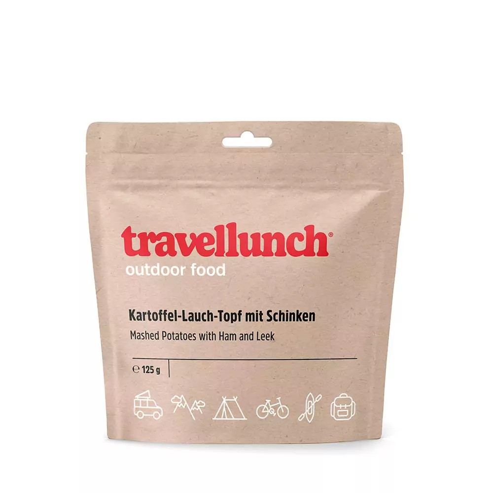 TRAVELLUNCH Mashed Potatoes with Ham and Leek 125g étel